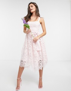 Розовое платье без рукавов French Connection Bridesmaid-Фиолетовый цвет