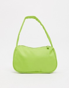 Лаймовая нейлоновая сумка на плечо Truffle Collection-Зеленый
