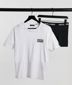 Подарочный набор из футболки и боксеров-брифов Jack & Jones-Многоцветный