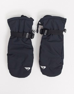 Черные варежки Quiksilver Mission-Черный