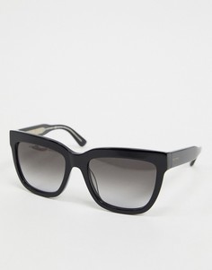 Солнцезащитные очки в квадратной черной оправе Etro-Черный