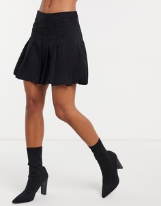 Черная плиссированная мини-юбка Weekday-Черный