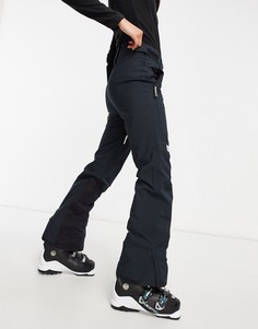 Черные утепленные горнолыжные брюки Planks All-time-Черный