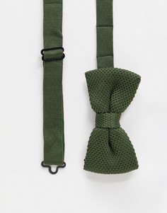Вязаный галстук-бабочка Gianni Feraud-Зеленый