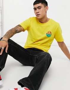 Желтая футболка в стиле oversized Maui & Sons-Желтый