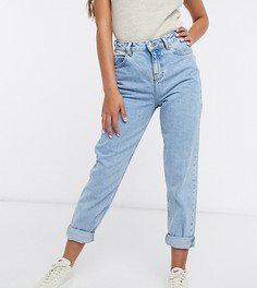 Светлые джинсы в винтажном стиле ASOS DESIGN Petite-Голубой