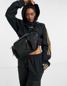 Черная сумка-кошелек на пояс со множеством карманов adidas x Ivy Park-Черный