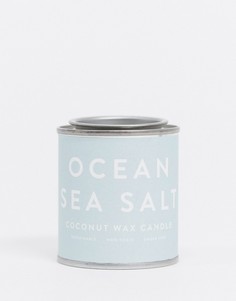 Свеча осознанности с ароматом морской соли и океана Chickidee-Бесцветный