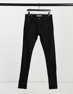 Черные супероблегающие джинсы-стрейч French Connection-Черный