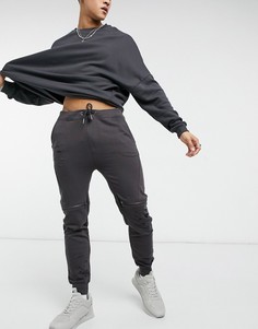 Темно-серые брюки в стиле casual Soul Star-Серый