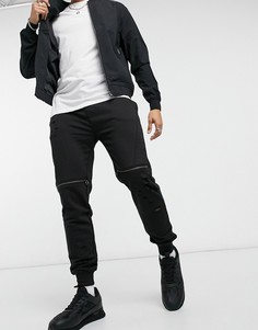 Черные брюки в стиле casual Soul Star-Черный