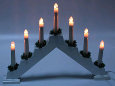 Светящееся украшение SnowHouse Рождественские свечи 7 свечей BIE1407