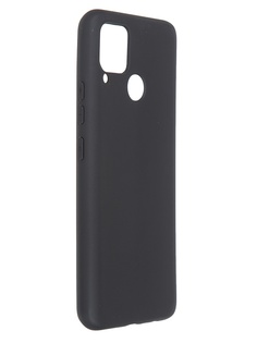 Чехол Brosco для Realme C15 Matt Black RM-C15-COLOURFUL-BLACK
