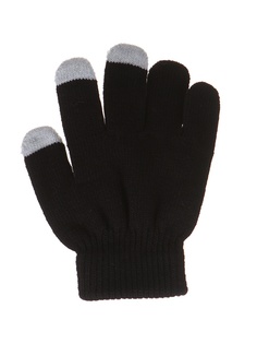 Теплые перчатки для сенсорных дисплеев Activ Детские Black 124439