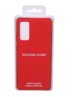 Чехол для Samsung Galaxy S20 FE Silicone Cover Red EF-PG780TREGRU