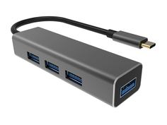 Хаб Vcom USB 3.1 Type-C M - 4xUSB 3.0 F DH310A