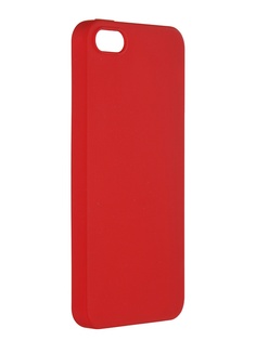 Чехол Pero для APPLE iPhone 5/5S/SE Soft Touch Red PRSTC-I5R ПЕРО