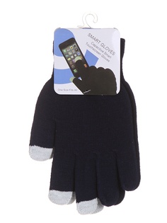Теплые перчатки для сенсорных дисплеев Red Line р.M/L Blue / Grey Finger УТ000014061