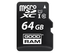 Карта памяти 64Gb - GoodRAM Secure Digital XC Class 10 UHS-I S1A0-0640R12