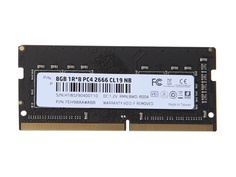 Модуль памяти HP S1 series DDR4 SO-DIMM 2666MHz Non-ECC 1Rx8 CL19 - 8Gb 7EH98AA#ABB