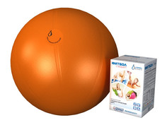 Фитбол BodyForm Стандарт 55cm Orange