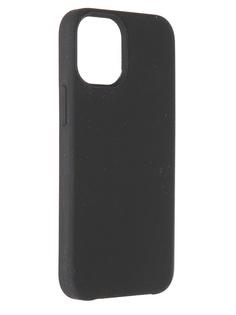 Чехол LuxCase для Apple iPhone 12 Mini Soft Touch Premium Black 69032