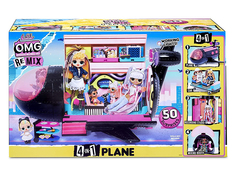 Кукла LOL OMG Remix 4-in-1 Plane Playset Transforms - 571339