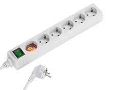 Удлинитель Vivanco EBLS 6W 6 Sockets 1.4m White 27018