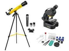Набор Bresser National Geographic 50/600 + Микроскоп 640x с держателем для смартфона