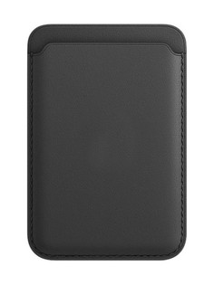 Чехол-бумажник APPLE iPhone Leather Wallet with MagSafe Black MHLT3ZE/A