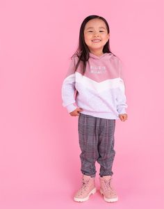 Клетчатые брюки для девочки Gloria Jeans