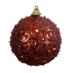 Шарик на елку Kaemingk 8 см красный 457180