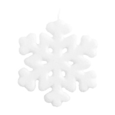 Снежинка на елку Kaemingk декоративная 20 см