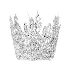 Подвеска декоративная Weiste корона 7,5 см серебро