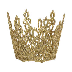 Подвеска декоративная Weiste корона 7,5 см золото