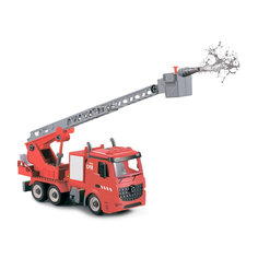 Пожарная машина-конструктор Funky Toys с выдвижной лестницей