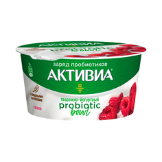 Продукт творожно-йогуртный Активиа Probiotic Bowl Малина 135 г
