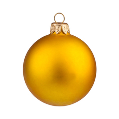 Шар новогодний Morozco золото 5,5 см