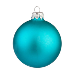 Шар новогодний Morozco голубой 6,5 см