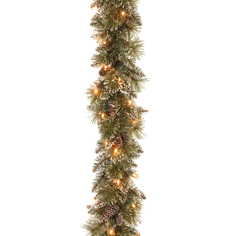 Гирлянда новогодняя National Tree Bristle 274 см 50 LED
