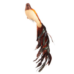 Птица декоративная Shishi ny коричневая 45 см