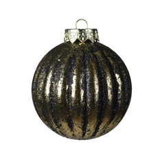 Игрушка елочная Kaemingk шар 8 см золотой