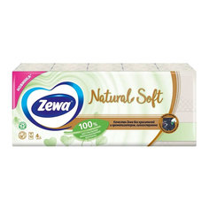 Платки носовые Zewa Natural Soft 4-слойные 10 шт