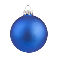 Шар новогодний Morozco синий 6,5 см