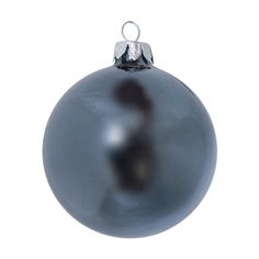 Шар новогодний Morozco жемчуг черный 5,5 см