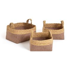 Комплект из 3 корзин, Filt LaRedoute