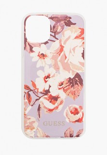 Чехол для iPhone Guess 11, Flower TPU/PC Shiny N.2 Lilac