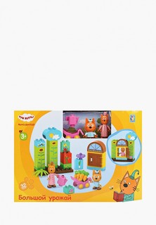 Конструктор Три Кота "Большой урожай", 32 элемента