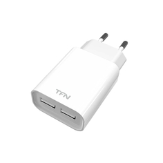 Сетевое зарядное устройство TFN 2xUSB 2.4A White (TFN-WC2U24AWH) 2xUSB 2.4A White (TFN-WC2U24AWH)