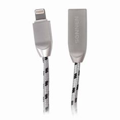 Кабель для iPod, iPhone, iPad Sonnen USB 2.0-Lightning Premium 1м